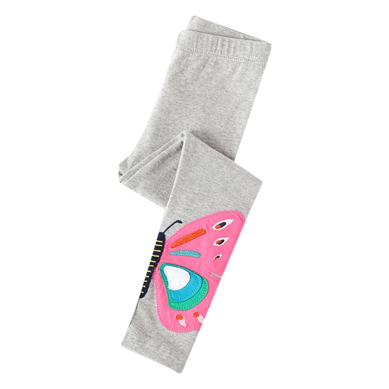 2025 European and American New Kidsren's Clothing One-Piece Drop-Shipping Kidsren's Pants Girls' Leggings Kidsren's Autum Baby Girl's Outer Pants