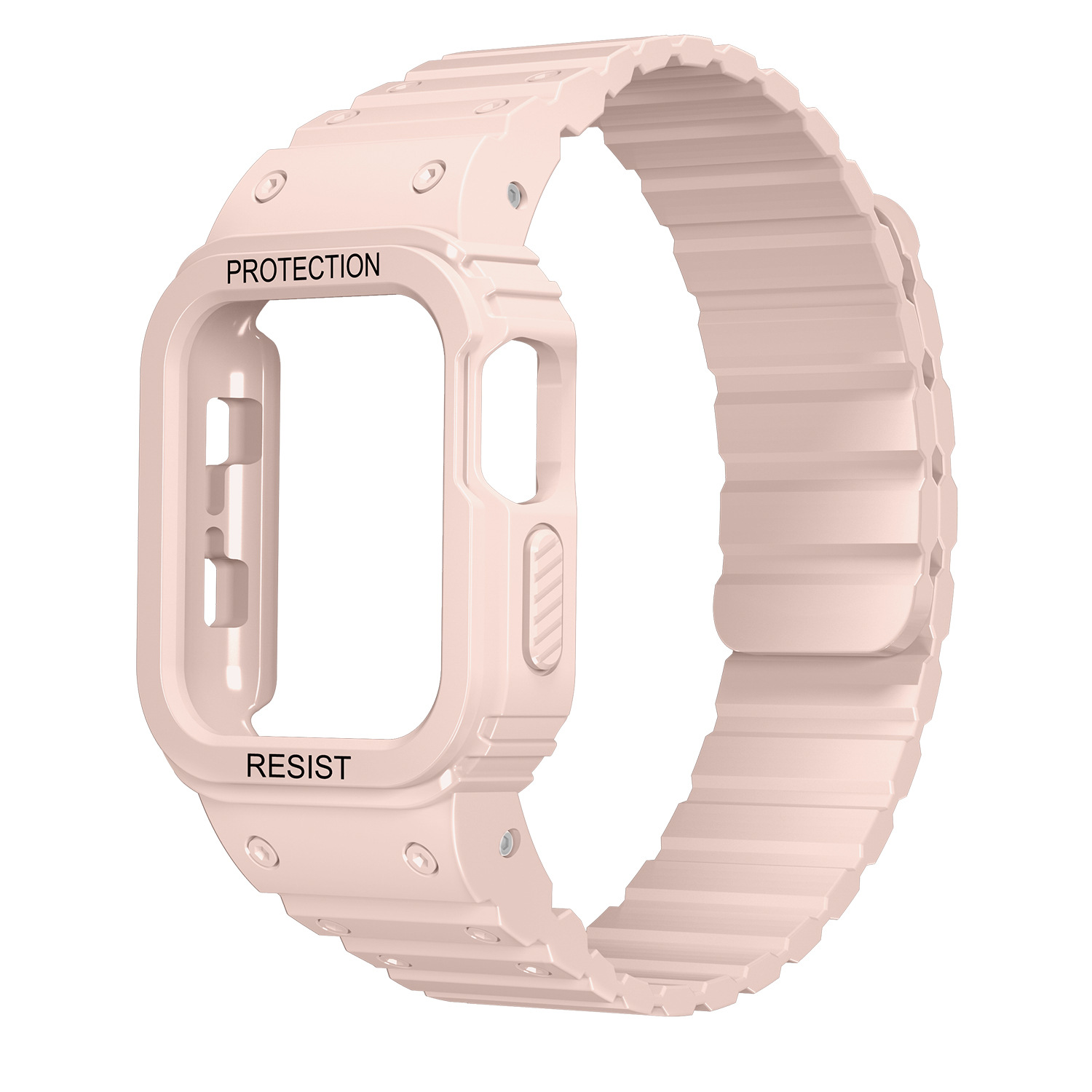 Picture of for applewatch apple strap iwatch9-10 generation silicone integrated protective case watch strap accessories