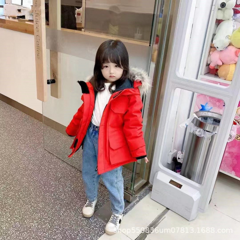 Picture of Big Goose Children's down Jacket C08 Expedition Canadian Parker Boys and Girls Parent-Kids Outdoors Coat 4565Y