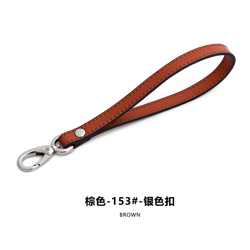 Picture of Women's Bag Accessories Single Buckle Wallet Lanyard Handbag with B- 45 Plain Cowhide Handbag with Bag Replacement Strap