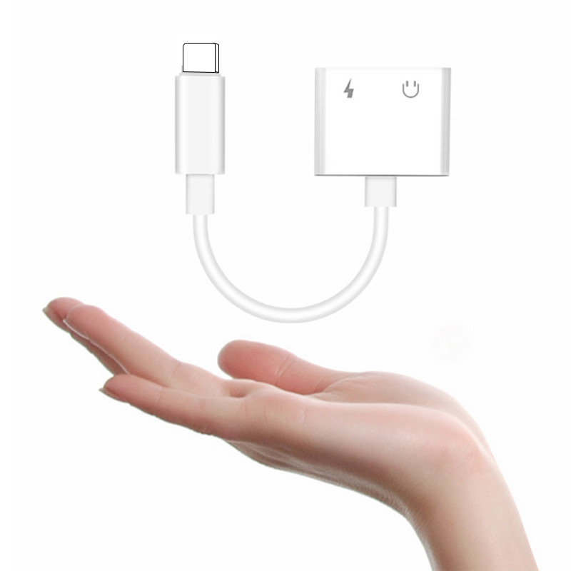 Picture of Apple two-in-one adapter headset charging dual-lightning adapter suitable for Apple iphone