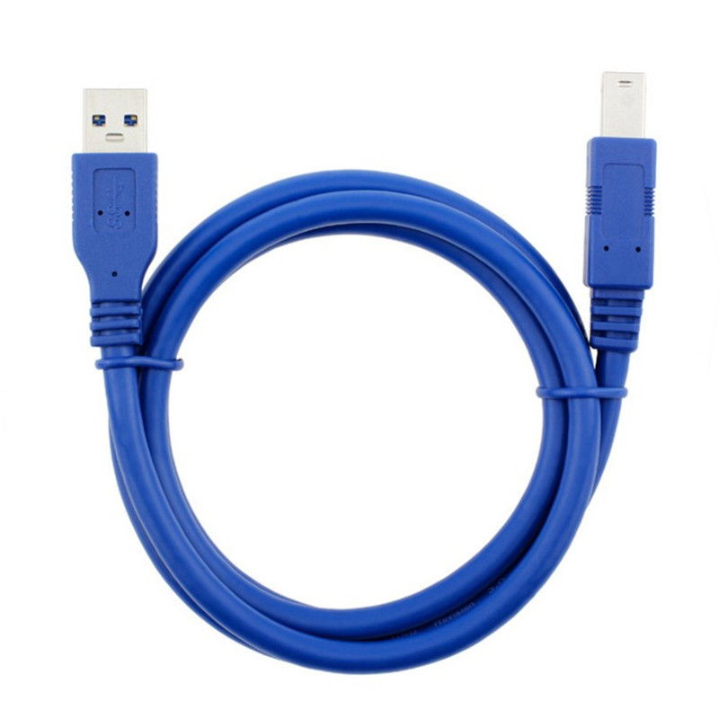 Picture of USB3.0 Print Line A Male/B Male Computer Connection Line High Speed Square USB3.0 Printer Data Line 1 m