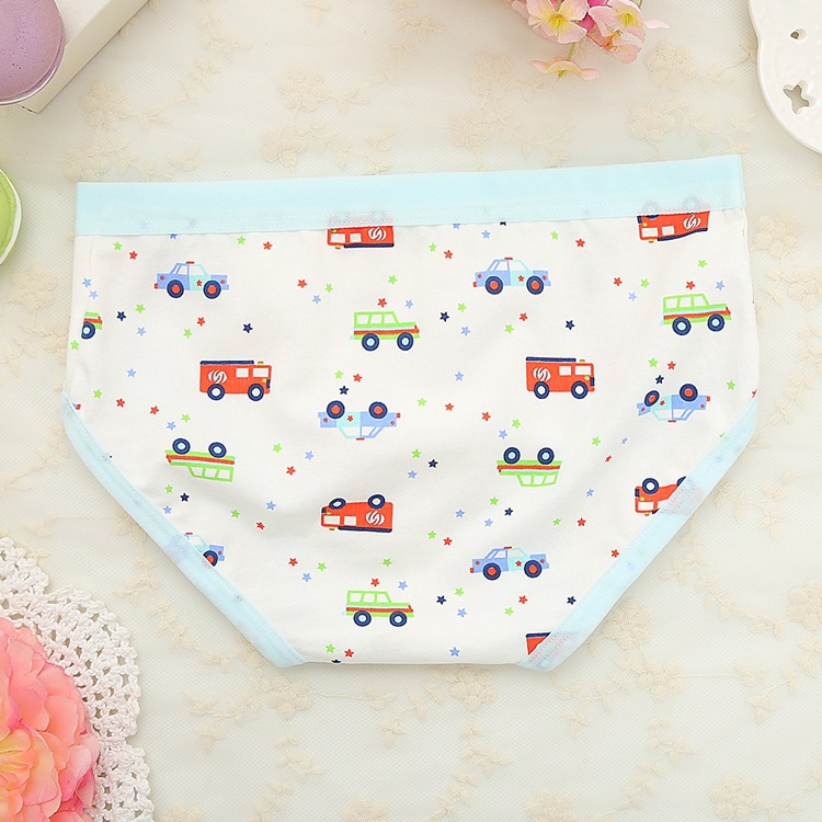 Picture of Combed 95% cotton children's underwear boys' triangle underwear children's baby shorts stall first-hand supply
