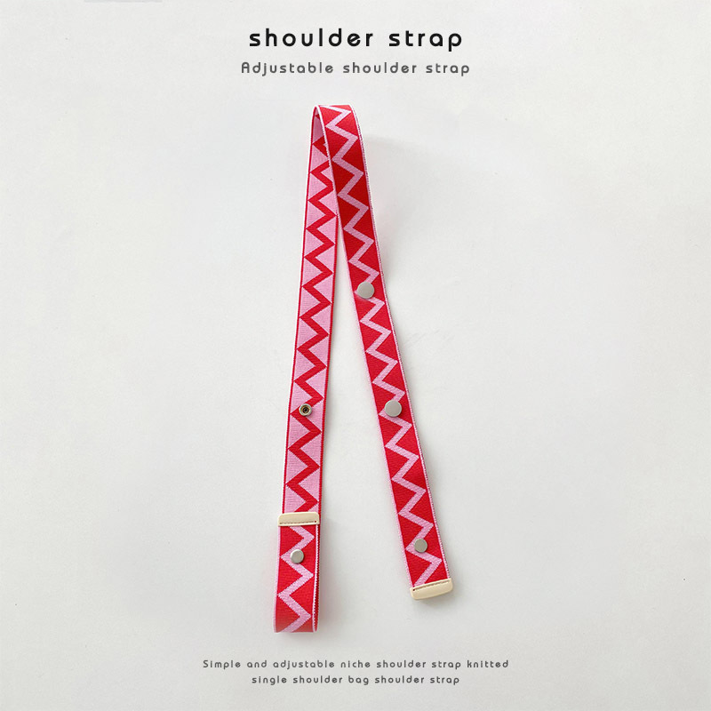 Picture of Adjustable Bag Strap Niche Design Knitted Shoulder Bag Crossbody Bag PU Leather Handbag Shoulder Strap Replacement Accessories