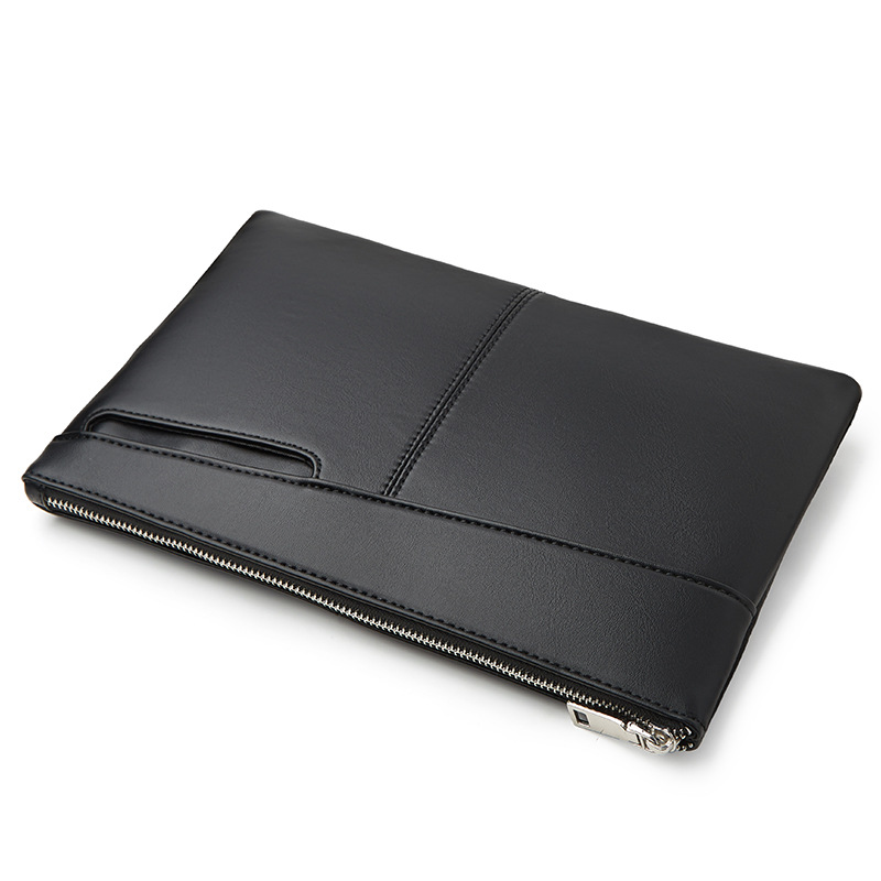 Picture of Men's Clutch Pu Leather Clutch Soft Surface Waterproof Business Mobile Phone Bag Armpit Bag Popular Portable Portable