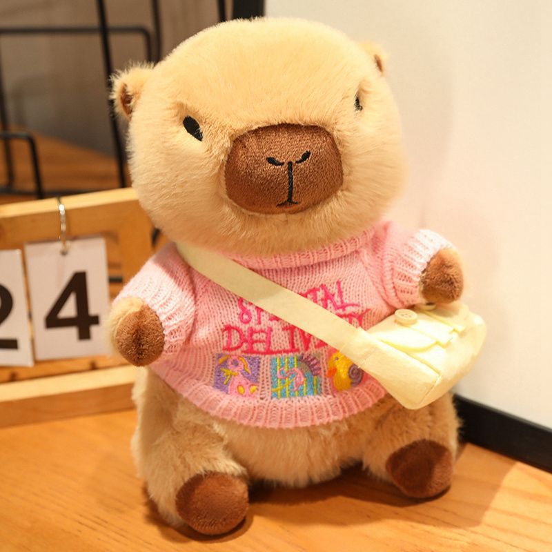 Picture of Kapibei's Popular Bala Doll Plush Toy Clothes Capybara Internet Celebrity Cute Doll Rag Doll Gift