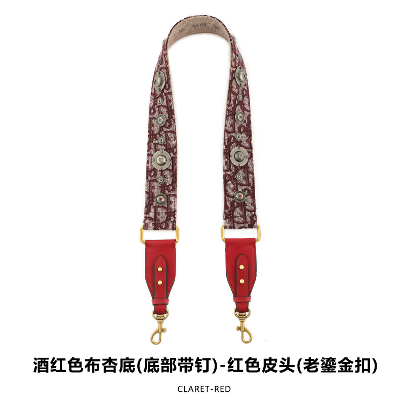 Picture of Mahuangshi MHS-F-66 Wide Bag with Canvas Shoulder Strap Shoulder Crossbody Cowhide Bag Accessories Bag Strap Comfortable D