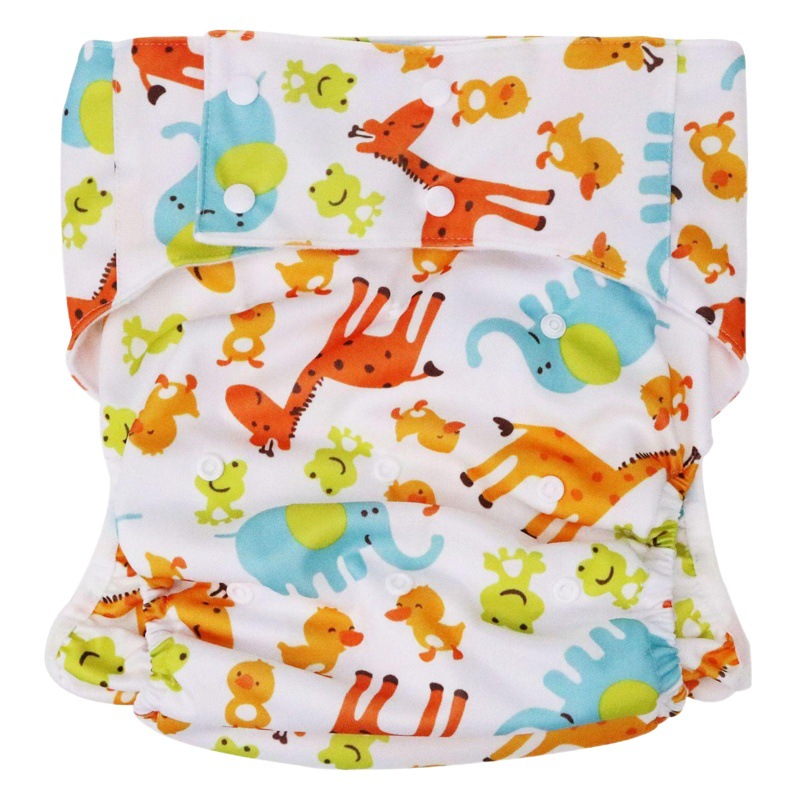 Adult snap button cloth diaper printing increase diaper pocket washable breathable leak-proof adult care products a generation of hair