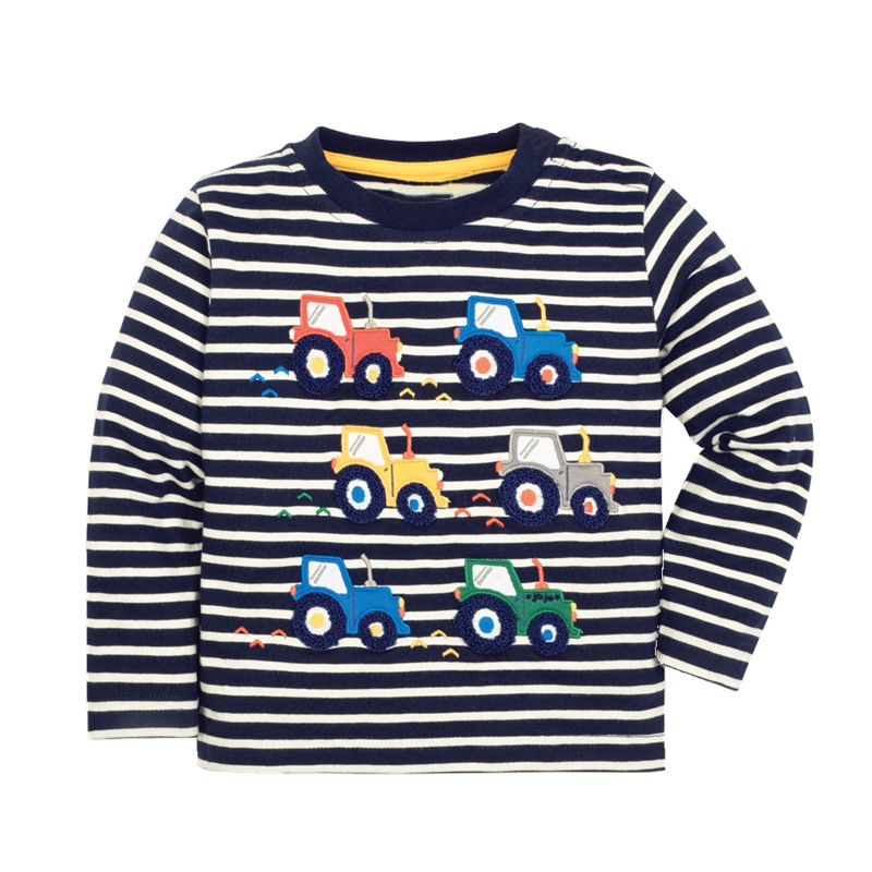 Picture of Children's Clothing Long-Sleeved T-Shirt 2024 Autum Boys and Girls New Hot Style Long-Sleeved Manufacturer Wholesale One Piece Consignment