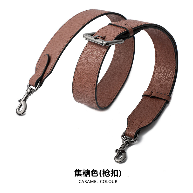 Picture of Ma Huangshi MHS-A-9 Litchi-grain Cowhide Bag Replacement Strap Dionyor Bag Long Shoulder Strap All-match Wide Shoulder Strap