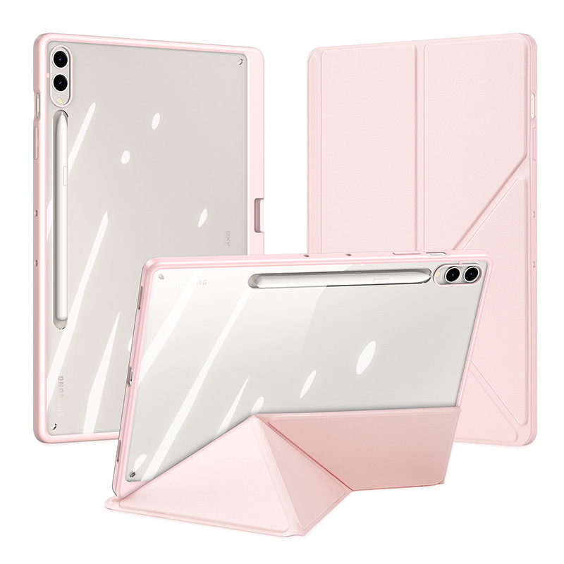 Picture of For Samsung TabS10Plus Tablet Protective Cover Separated Y Folded Transparent Protective Shell with Pen Slot Factory Wholesale