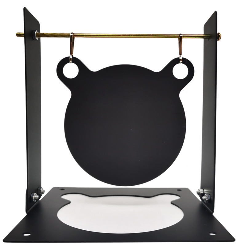 Picture of IDPA shooting training target bear hanging bullseye outdoor water bomb soft egg mud pill metal big bullseye training soft bomb