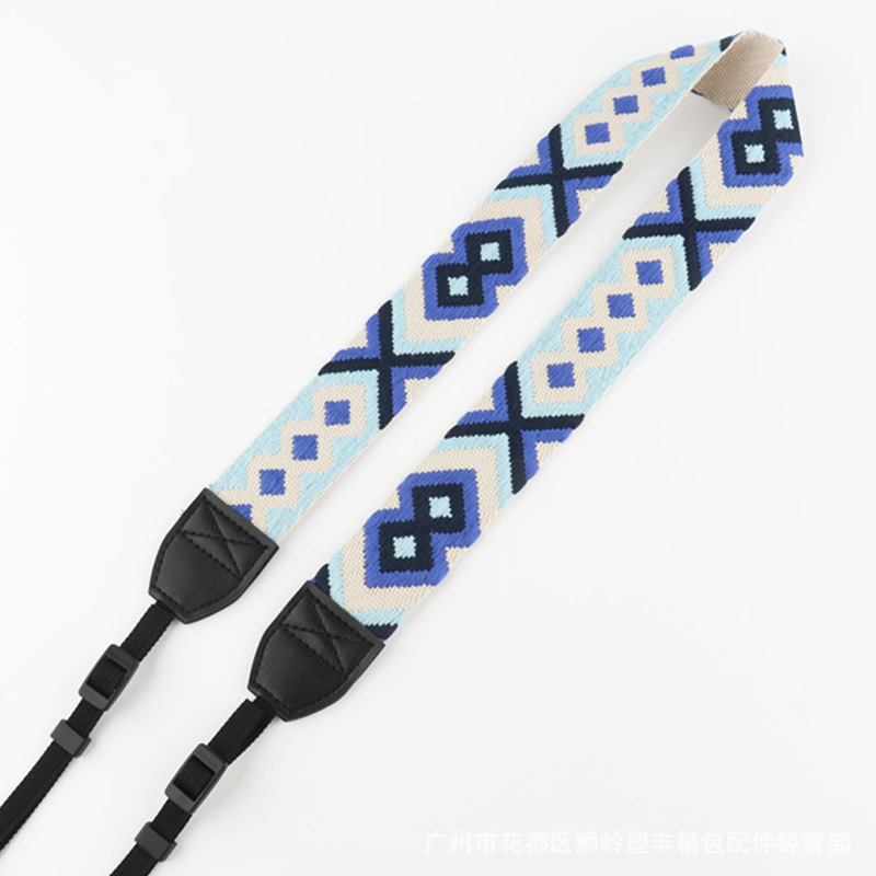 Picture of SLR Camera Shoulder Strap Camera Strap Waterproof Shock Absorbing Decompression 3.8cm Ethnic Jacquard Camera Strap