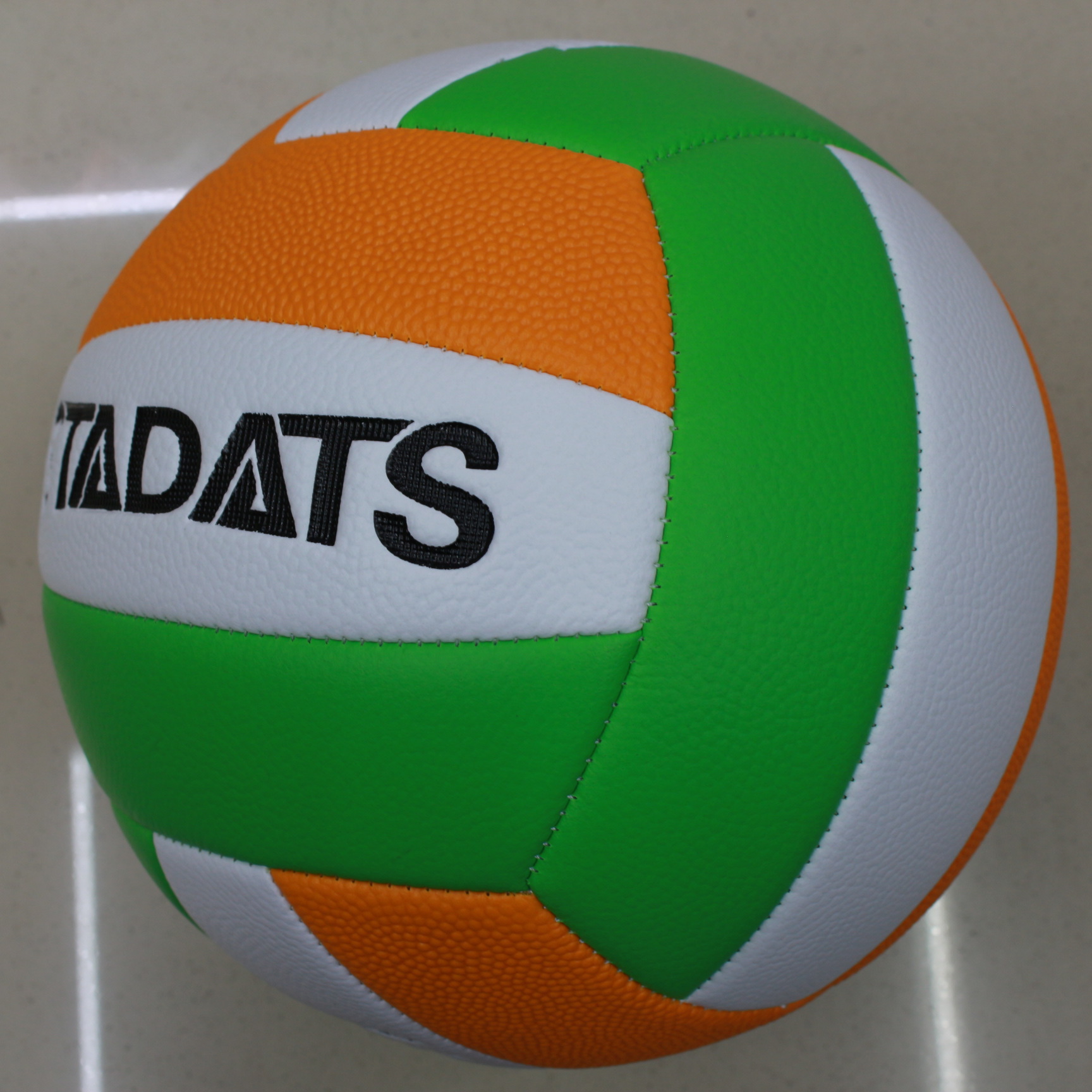 Picture of genuine goods No.5 Volleyball Green Orange White 2827 High Foam Senior High School Entrance Examination Professional Standard Soft Volleyball for Competition
