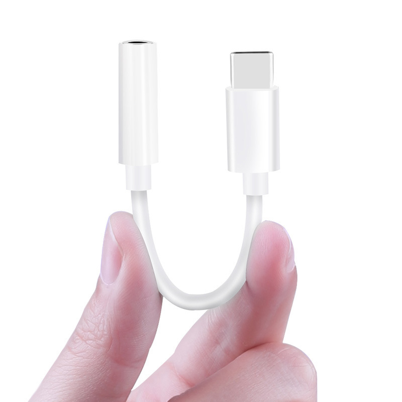 Picture of Type-c headset adapter digital audio 2-in -1 to 3.5mm adapter live call in stock