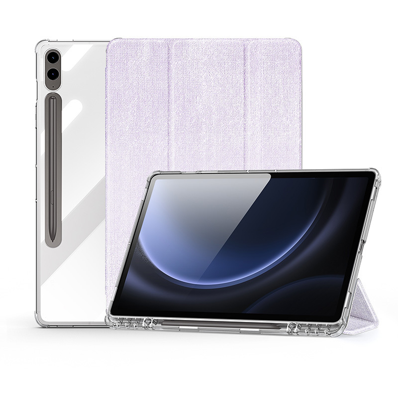 Picture of For Samsung TabS10Plus flat protective case A9Plus retro old simple transparent protective case wholesale