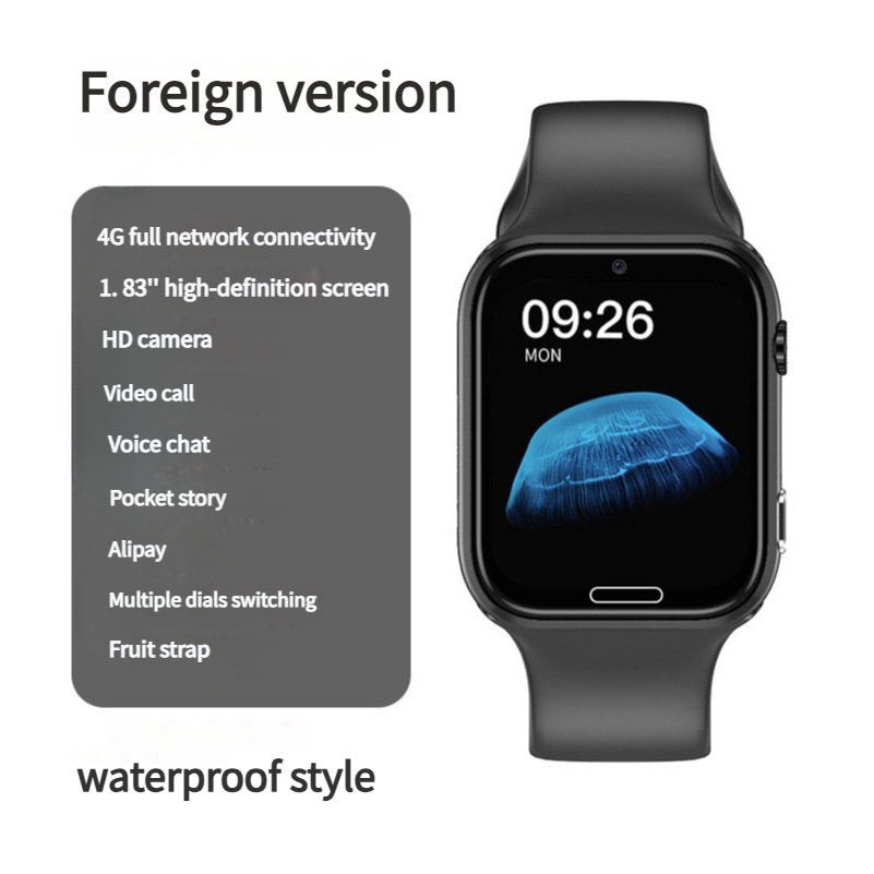 Picture of Cross-border e-commerce cream foreign trade Netcom 4G children's positioning smart watch children's phone watch GPS HD
