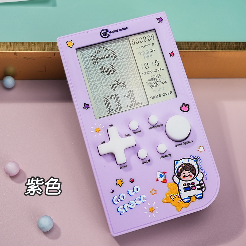 Picture of Cross-border Large-screen Handheld Student Kidsren's Puzzle Nostalgic Retro Portable Digital Game Console Toy