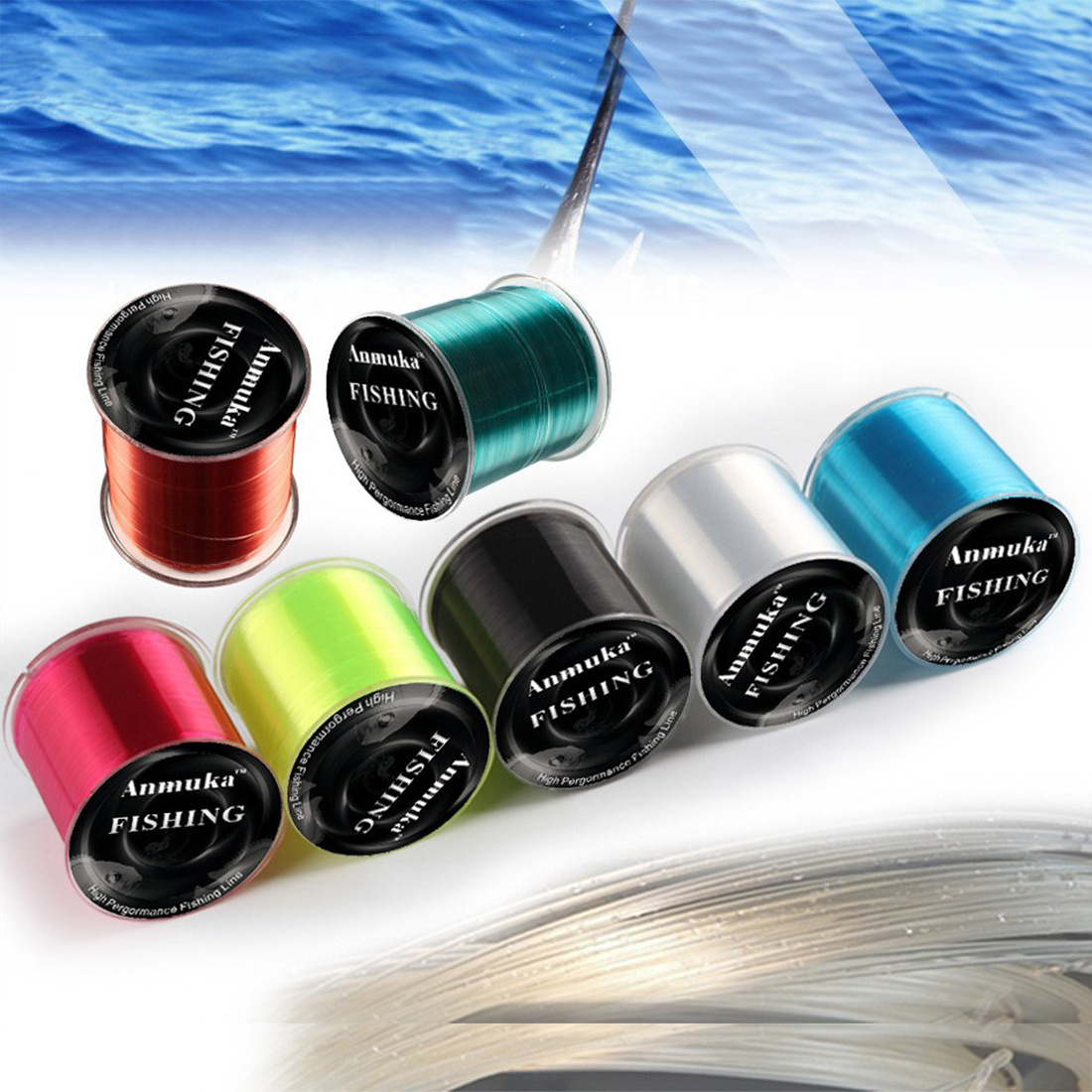 500 m nylon fishing line strong pull rock fishing line sea fishing line Single Strand Road Asian fishing line throwing line