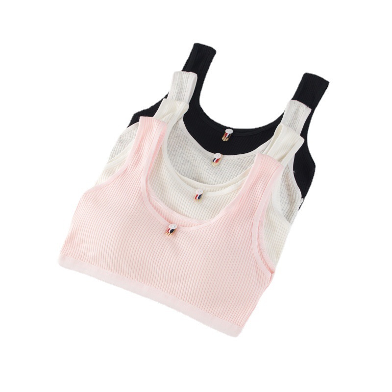 Picture of Girl's underwear development period student girl's high school student underwear pure cotton vest girl's junior high school student underwear