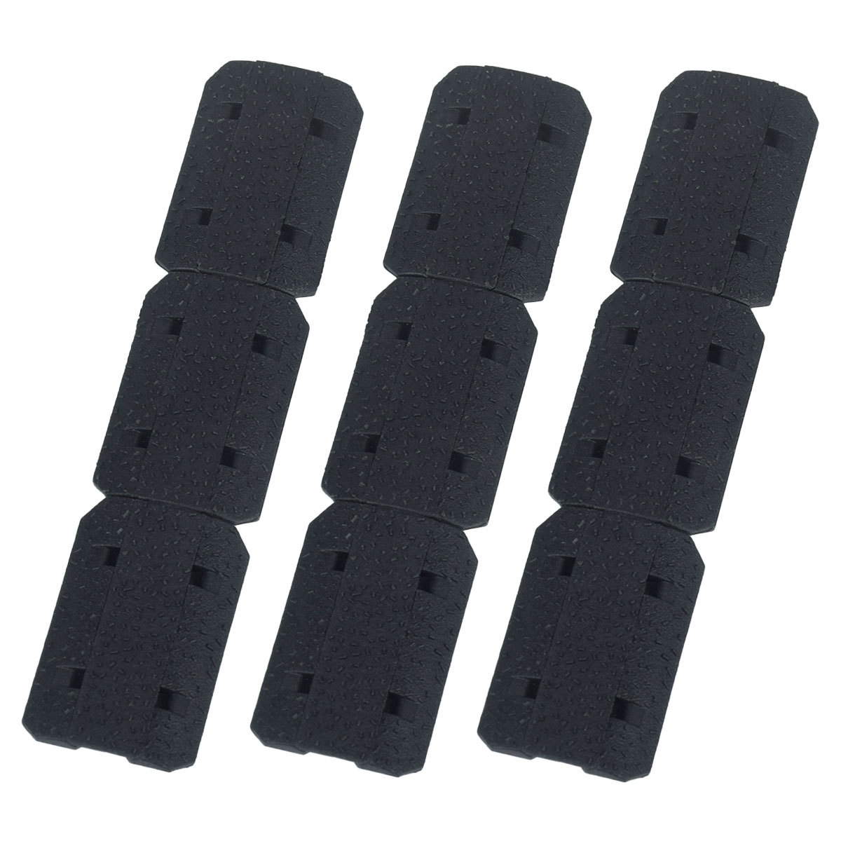 Picture of Nylon Hand Baffle Fish Bone Protector M-LOK System with Anti-slip Wood Protector 12 Pieces Pack