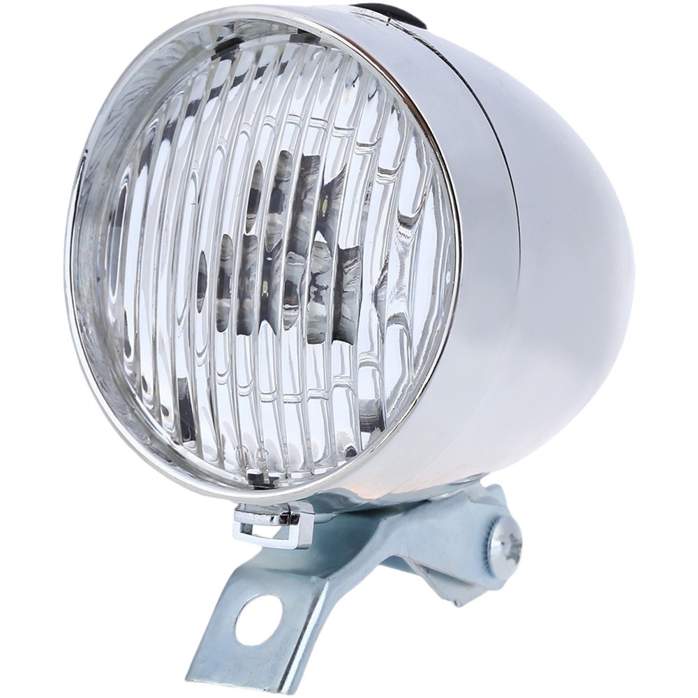 Picture of Wholesale bicycle headlight mountain bike retro headlight 3LED cycling light car front lighting night riding equipment