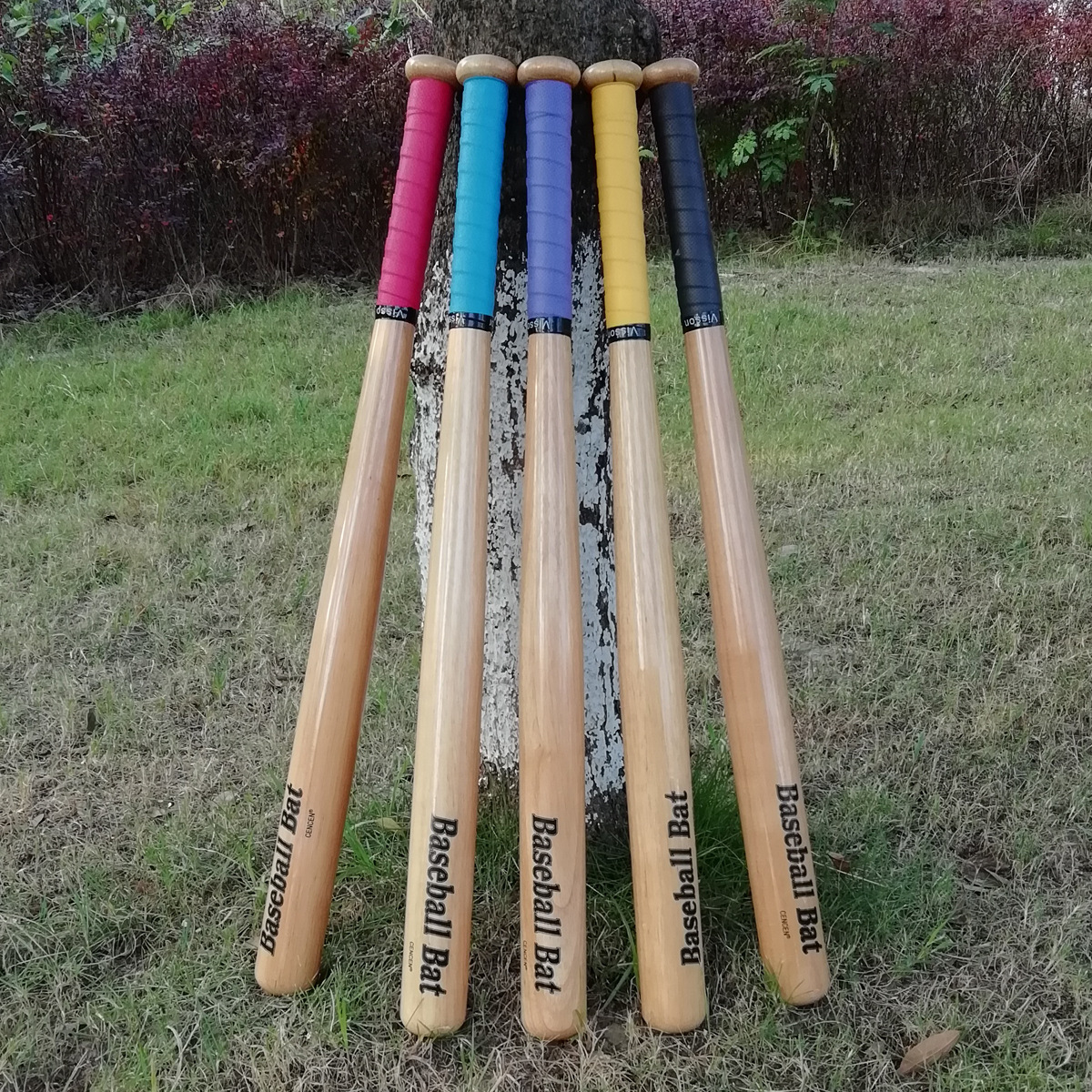 Kums Oak baseball bat solid wood emergency baseball bat for children and adults