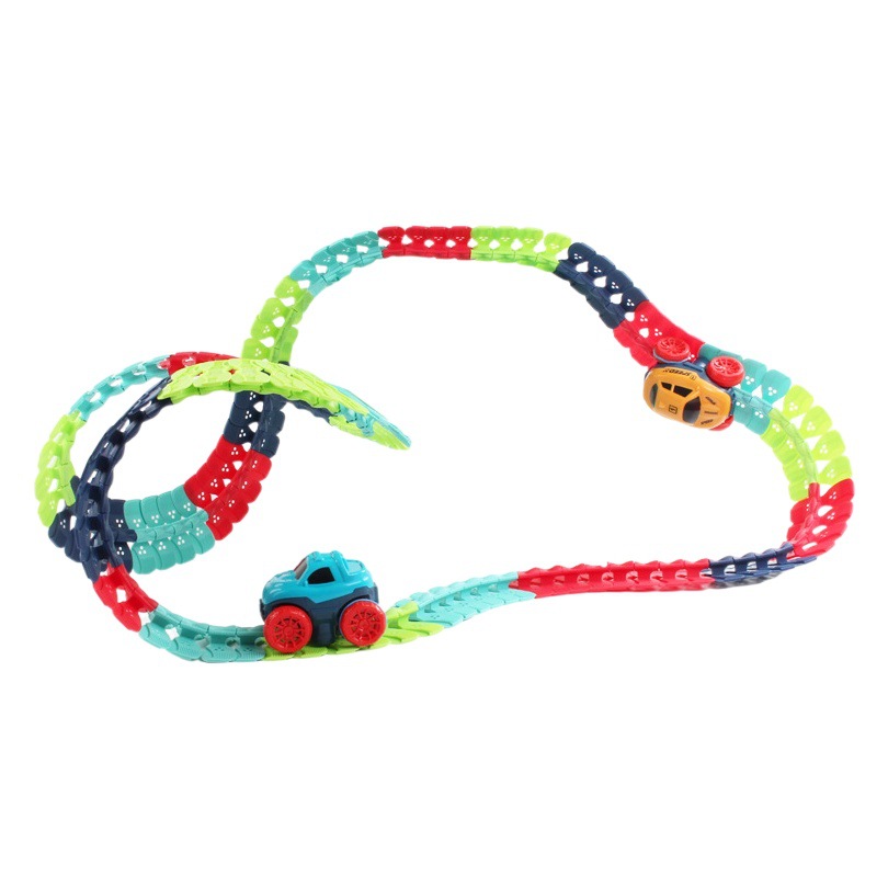 Anti-gravity rail car children's educational toys boys car assembly twist roller coaster hot sale wholesale cross-border
