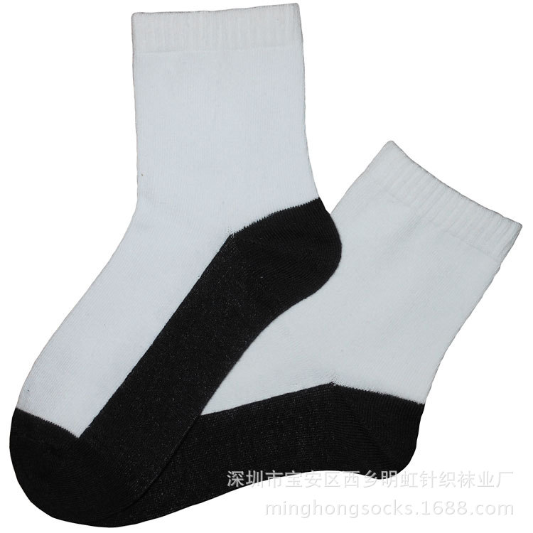 Indoor performance school students cotton socks wholesale two-color students children cotton socks cotton socks manufacturers customized