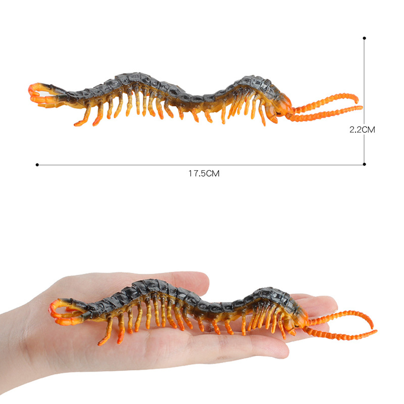 Picture of Foreign Trade Hot Sale Simulation Wild Animal Solid Static Model Umbrella Lizard Centipede Python Children's Cognitive Toy