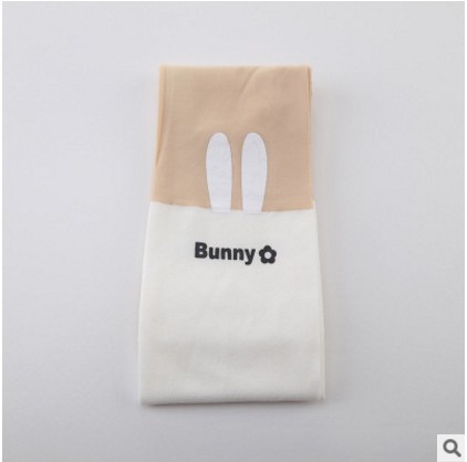 Picture of Girls Pantyhose Girls Pantyhose Velvet Stitching Anti-hook Silk Cartoon Student Baby White Children Dance Socks