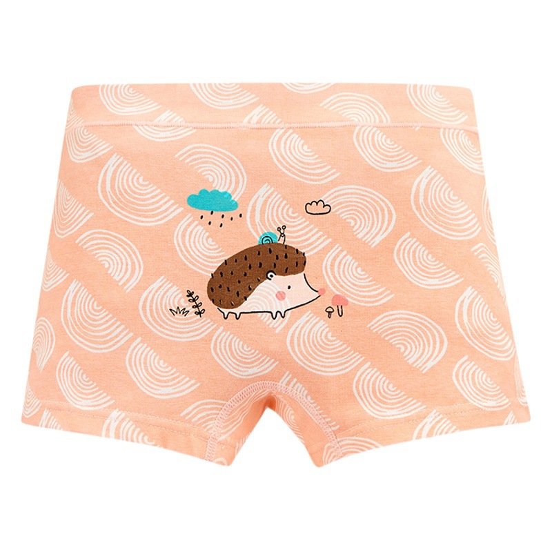 Children's Intimates Girls 2 Baby Intimates Pure Cotton Boxer 3-Year-Old Girl Kids Baby Four Corners Kidsren Without Pp