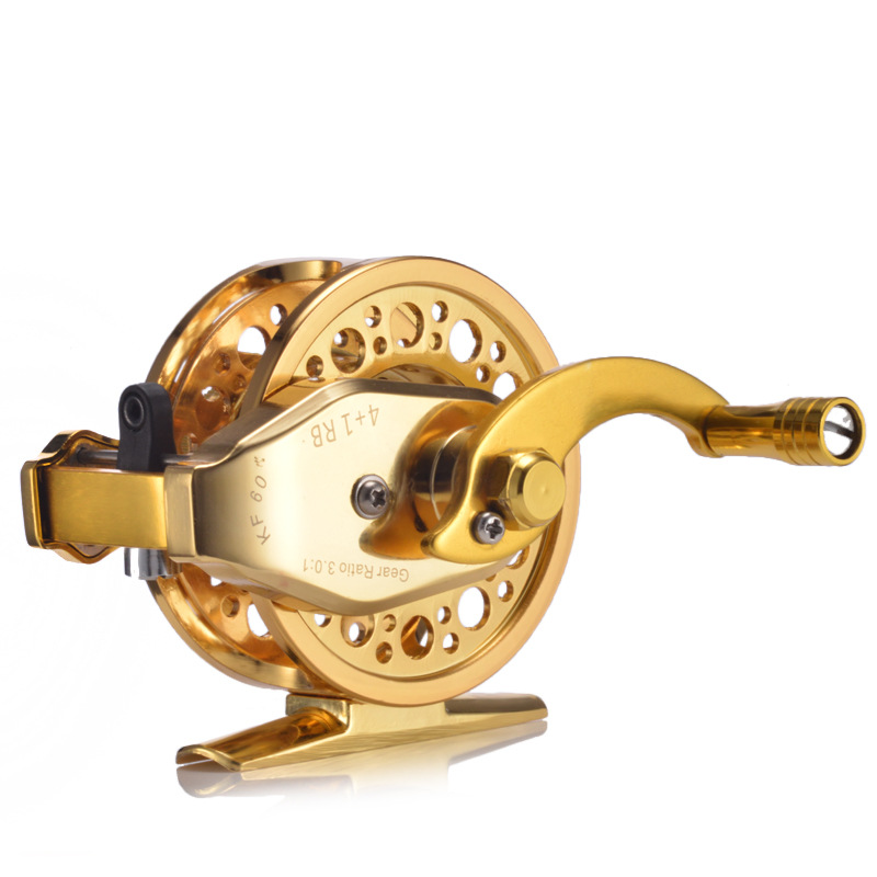 Picture of Dragon Zard Fishing Gear Double Speed with Discharge High Speed Ratio Full Metal Front Run Fishing Line Wheel