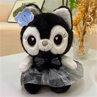 Picture of Factory wholesale wedding throwing interactive doll boutique 8-inch grasping doll plush toy clip Doll Doll batch