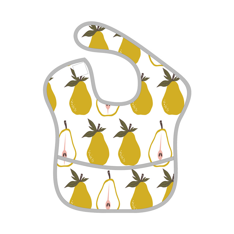 Picture of Summer Baby Waterproof Saliva Napkin Bib Kidsren's Eating Bag Feeding Supplement Bag 1-4 Years Old Anti-Vomiting