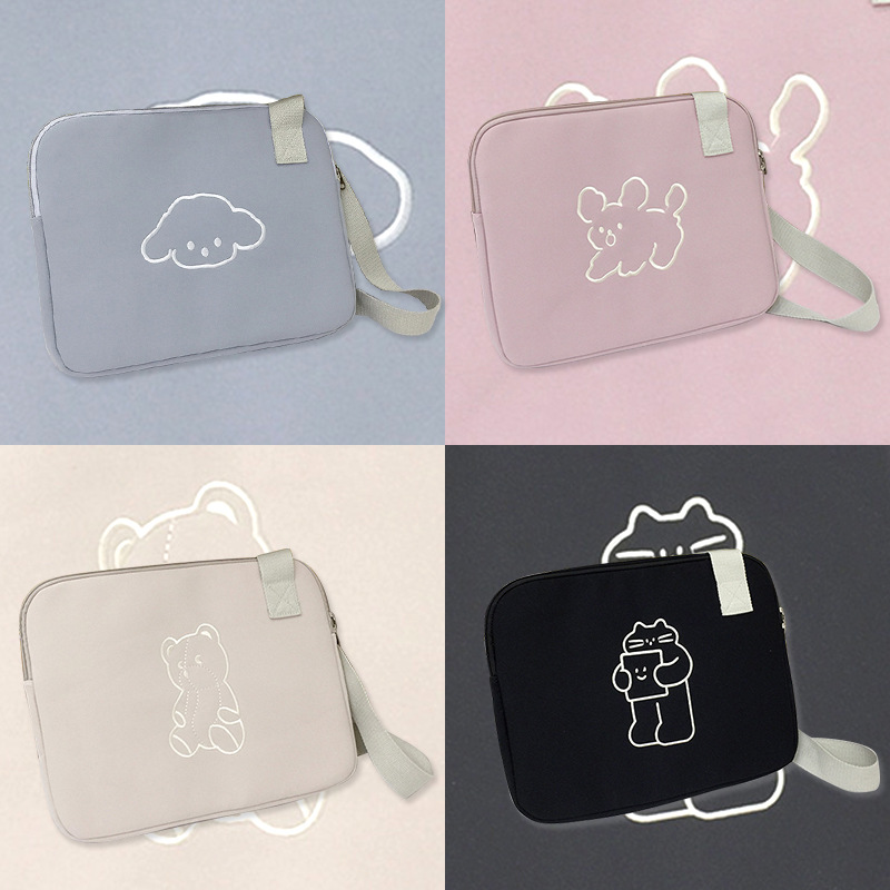 Inner Protective Sleeve Ins Fashion Fresh iPad Tablet Bag 13inch Student Computer Bag Crossbody Inner Sleeve Bag