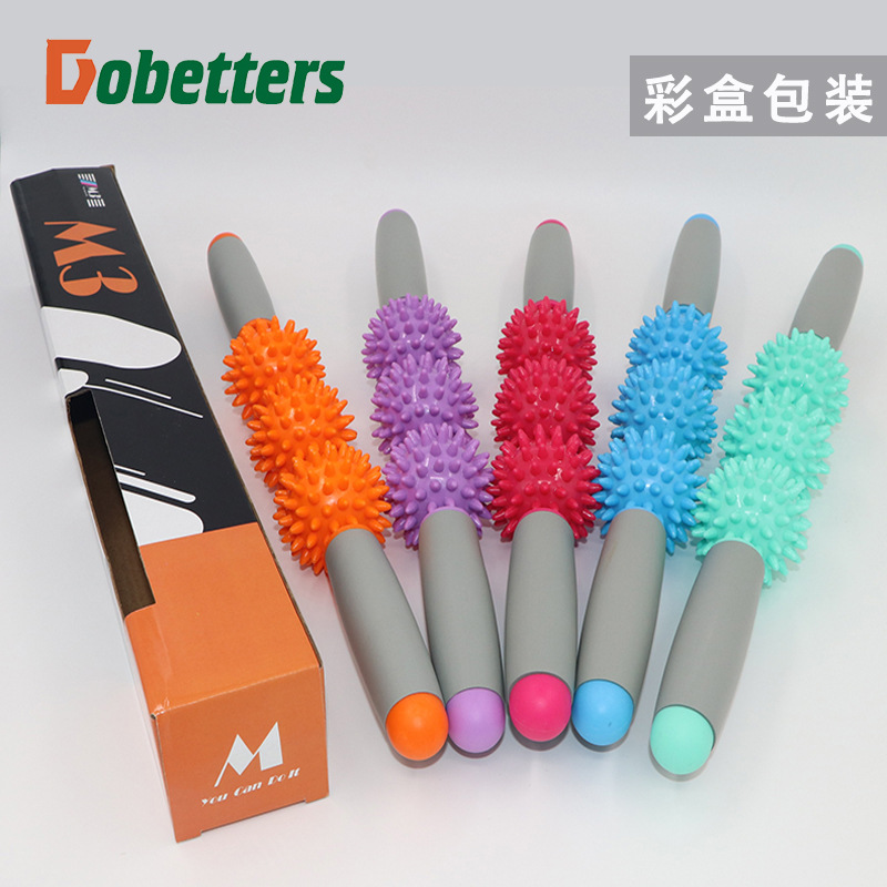 Picture of Factory Direct Sales Massage Stick Fitness Stick Gear Style Massage Stick Manual Full Body Massage Stick Muscle Relaxation Massage Stick