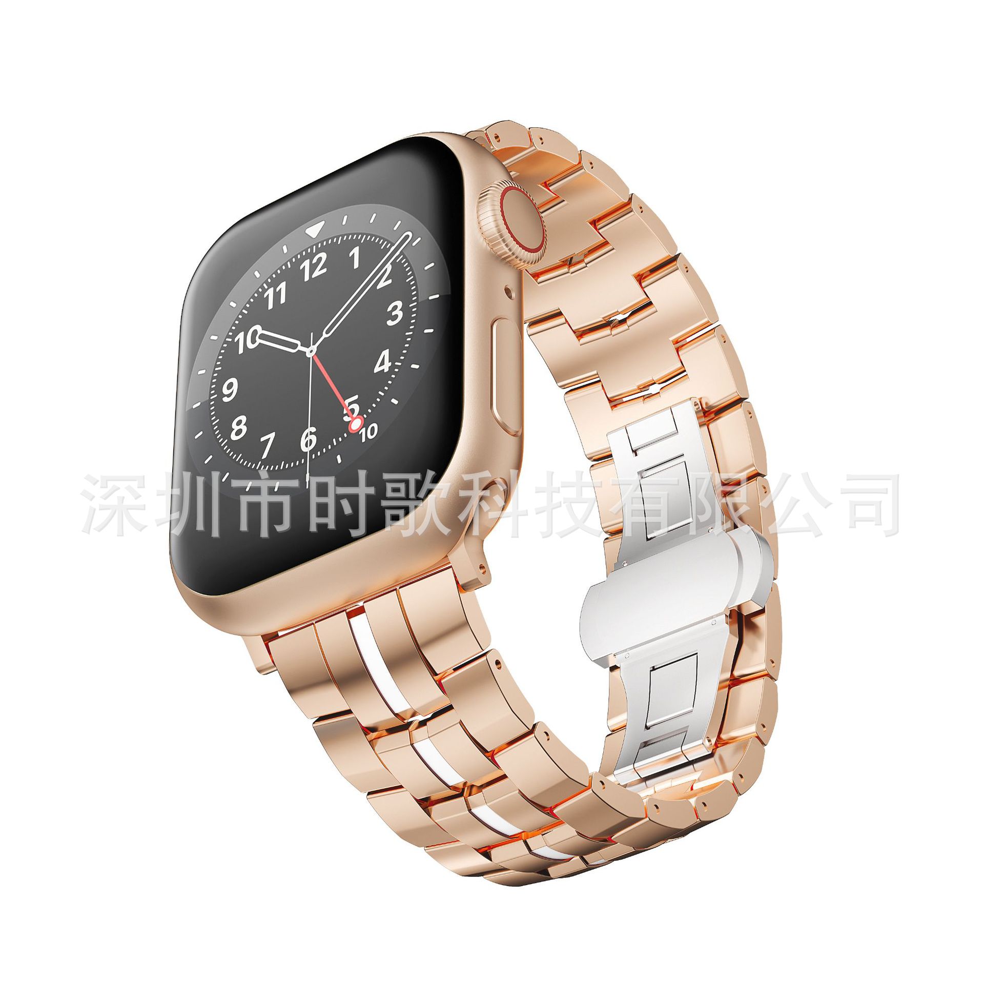Picture of Suitable for Apple Watch Strap Applewatch S10 Generation 469mm Classy Business Metal Steel Strap Wholesale