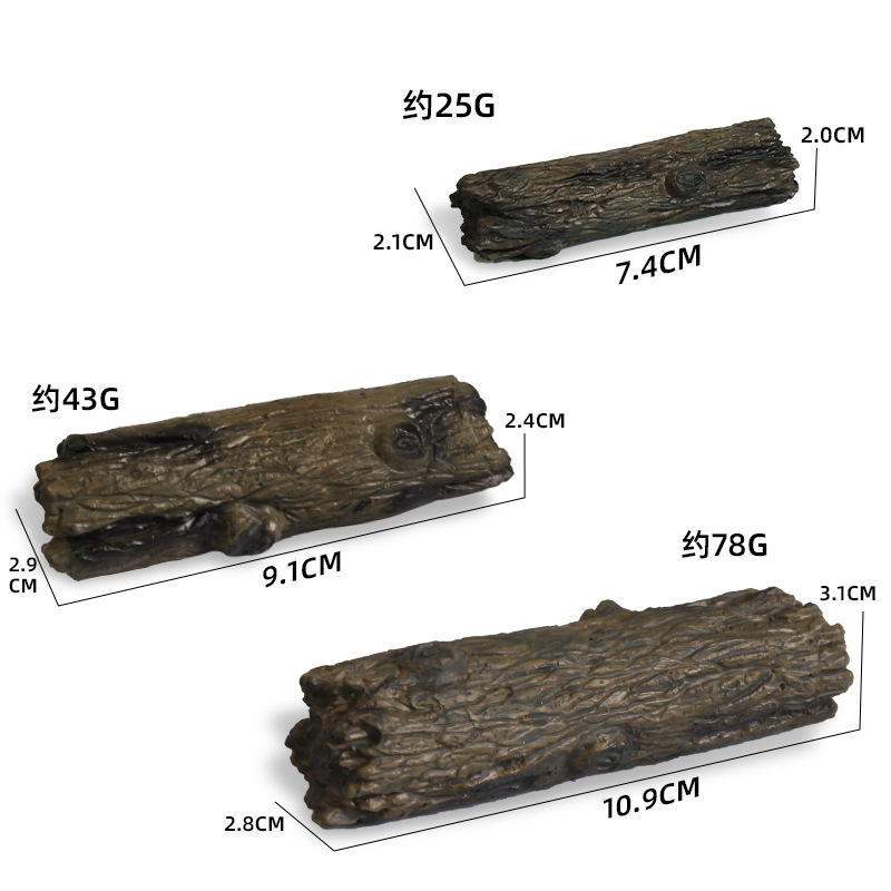 Picture of Simulation stone stump branch ornaments model stone rockery shape ornaments scene stone props cross-border