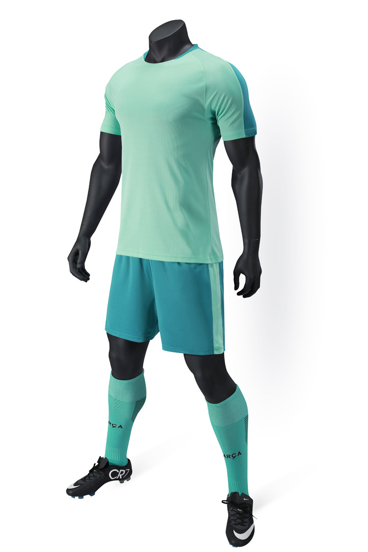 Picture of Weipao Adult and Children's Football Training Uniform Set Quick Breathable Football Uniform Competition Uniform Manufacturer Direct Supply Fan Version