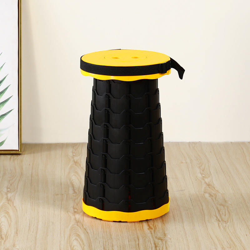 Picture of Outdoor Folding Stool Is Lightweight and Convenient, Telescopic Stool Is Easy to Carry, Outdoor Camping Stool Supports Cross-Border Spot Supply