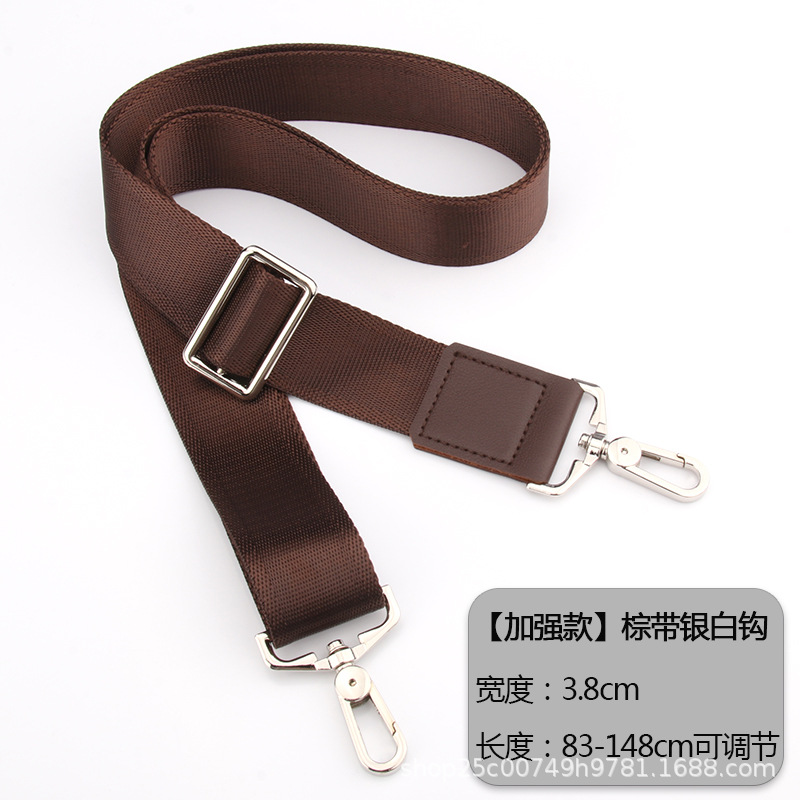 Picture of Men's bag accessories backpack strap crossbody single shoulder black bag strap briefcase computer bag shoulder strap leather bag back bandwidth