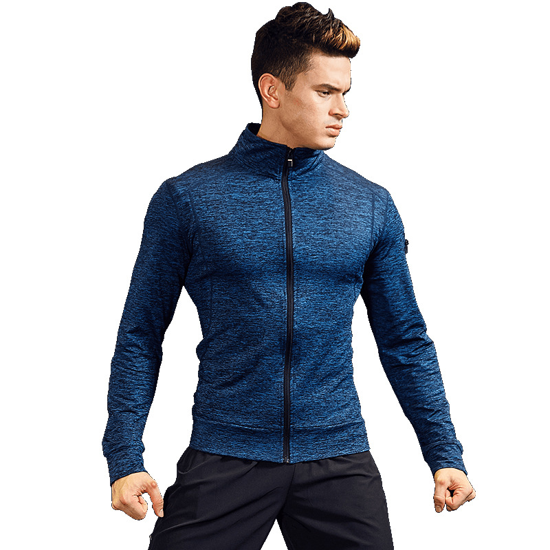 Picture of Running Clothing Jacket Men's Fitness Clothing Sports Quick-drying Windproof Morning Run Gym Training Long Sleeve Jacket Spring and Summer