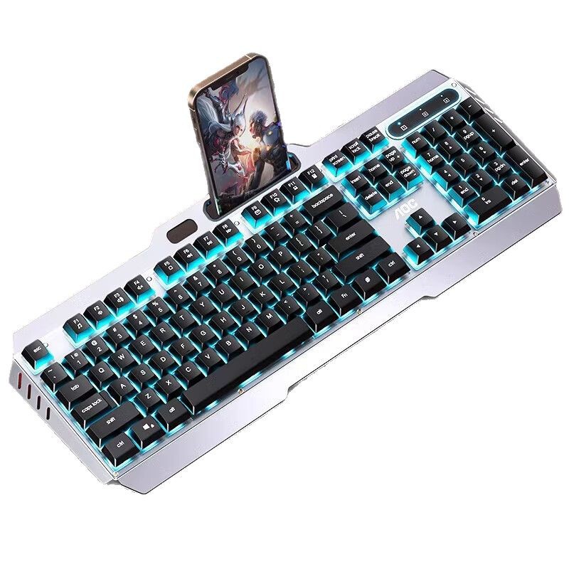 Picture of AOC Wired Keyboard Mouse suit Mechanical Feel Gaming Electronic Sports Keyboard Mouse Desktop Computer Notebook USB Special