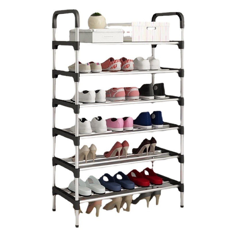 Cross-border source factory shoe rack reinforcement simple multi-layer doorway economical assembly multi-functional storage rack shoe rack