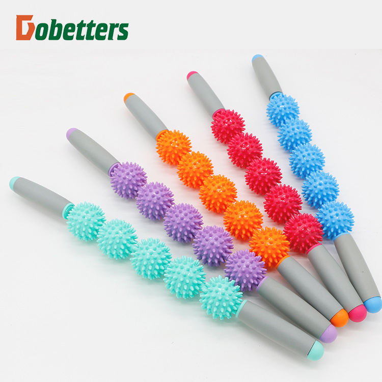Picture of Factory Direct Sales Massage Stick Fitness Stick Gear Style Massage Stick Manual Full Body Massage Stick Muscle Relaxation Massage Stick