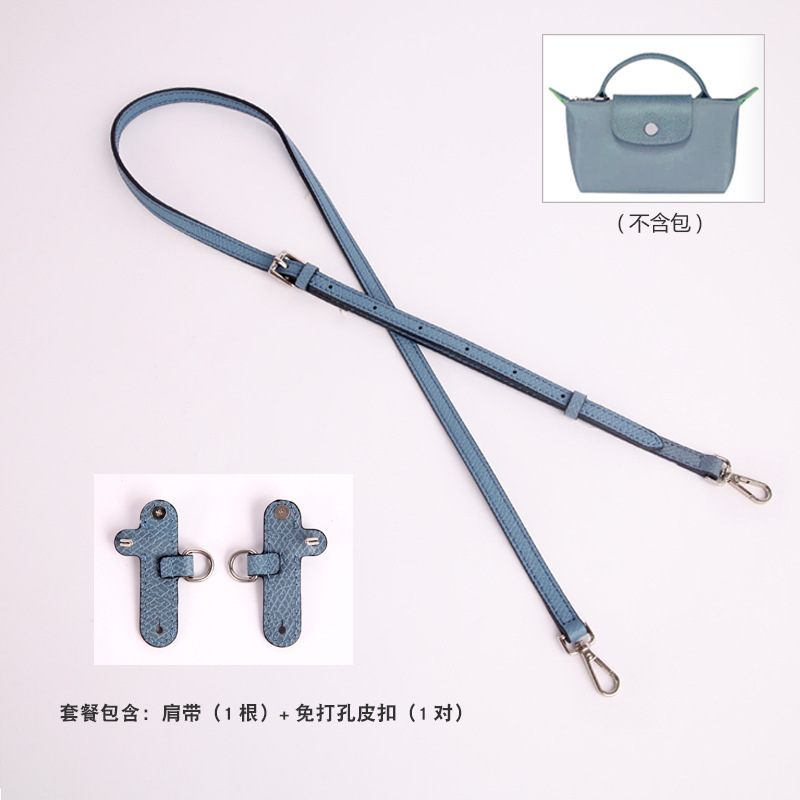 Picture of Mini Dumpling Bag Cowhide Shoulder Strap Punch-Free Crossbody Bag with Mini Adjustable Replacement Genuine Leather Strap