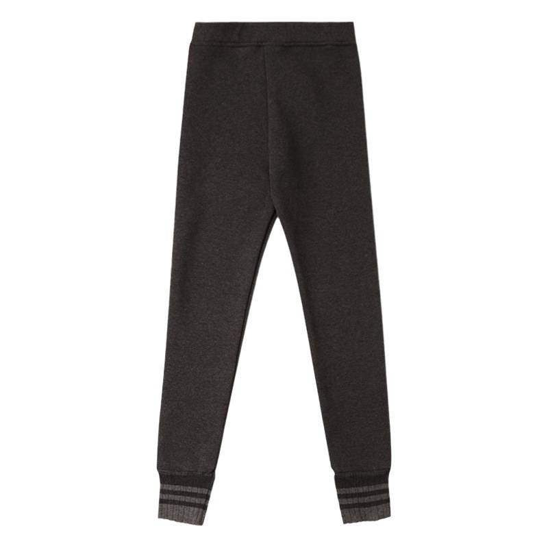 Girls' fleece-lined leggings autumn and winter outer wear children's pants winter one-piece velvet thickened medium and big children tight warm pants