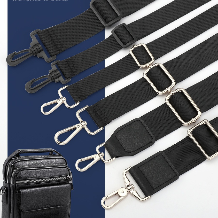 Men's Bag Shoulder Strap Accessories Men's Computer Bag Single Shoulder Backpack Strap Crossbody Bag Strap Nylon Adjustable Wide Strap