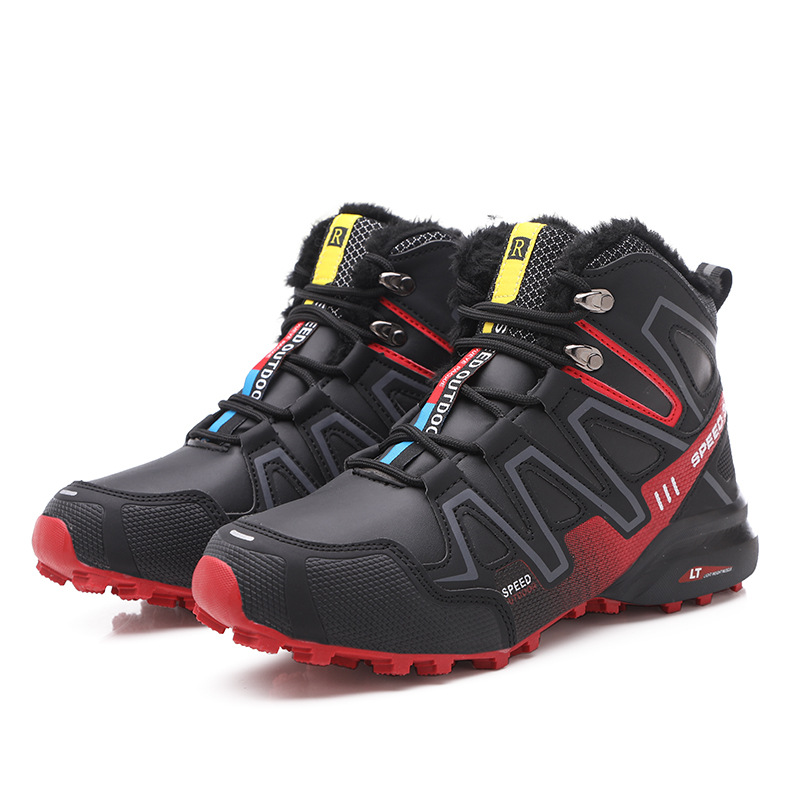Picture of Cross-border Amazon 2020 winter high-top plus velvet warm hiking shoes outdoor men's shoes hiking shoes factory wholesale